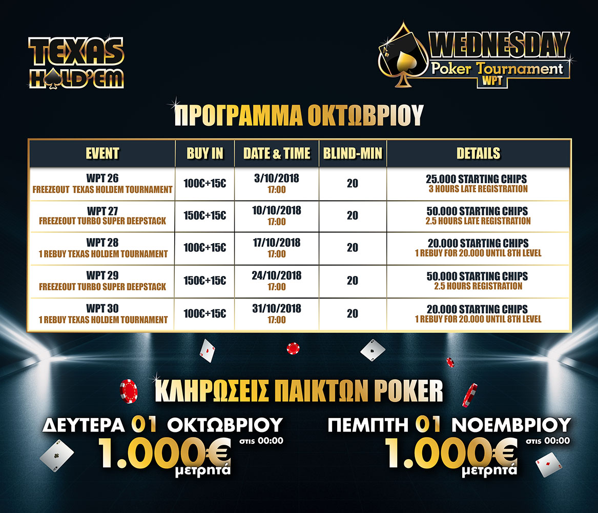 parx casino poker tournaments schedule